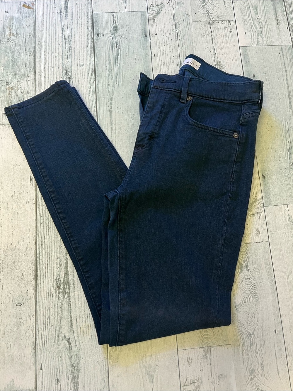 LOFT Slim Skinny Jeans in Dark Navy